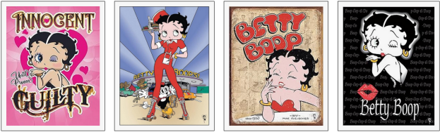 Betty Boop Tin Signs